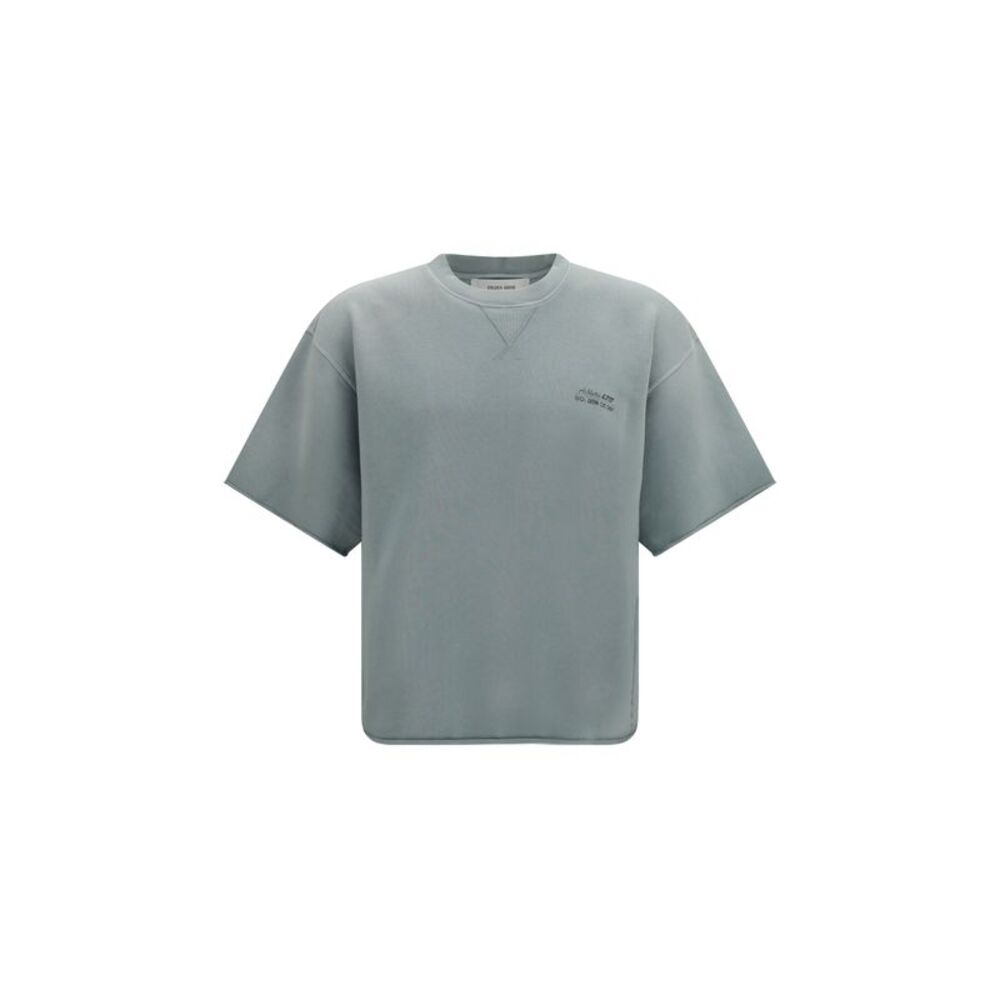 Golden Goose Men Short-Sleeve Sweatshirt With Back Print